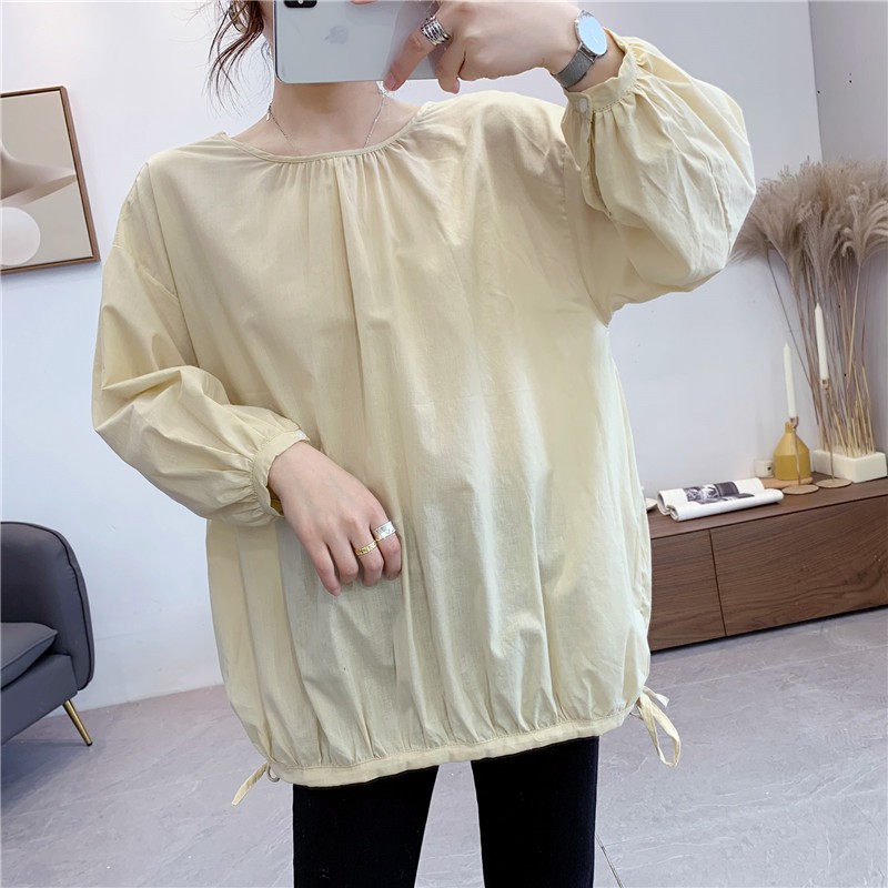 ÁO TAY BỒNG PHỐI NƠ BÊN HÔNG