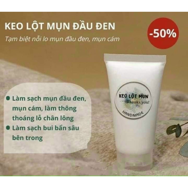 Gel Hút Mụn Than Tre Hoạt Tính Lột Mụn Cám - Mụn Đầu Đen