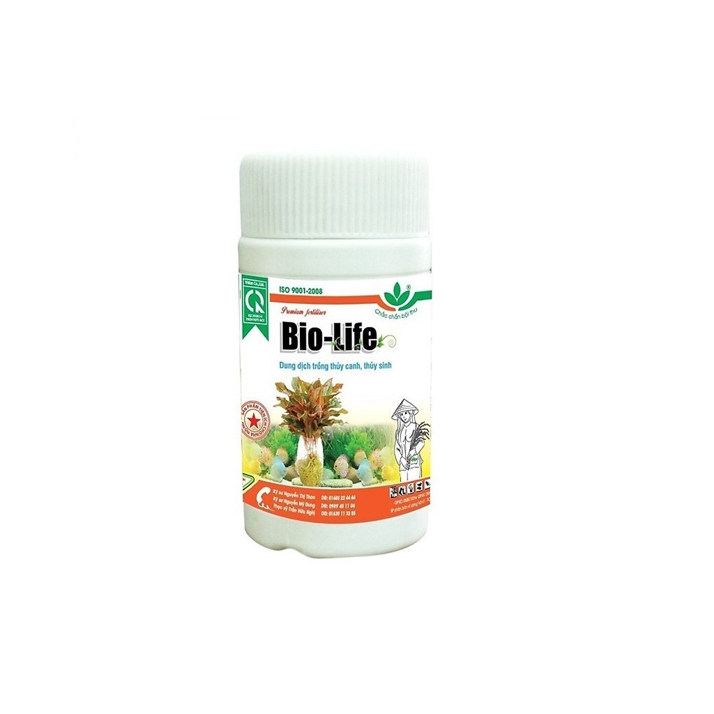 Chai Bio-life/Super-Bio 100ml - Dinh dưỡng cho cây thủy canh