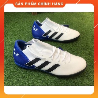 [FREESHIP-Tặng tất 50K]  Giày đá bóng  chính hãng Adidas Nemeziz 18.3 TF trắng – DB2220