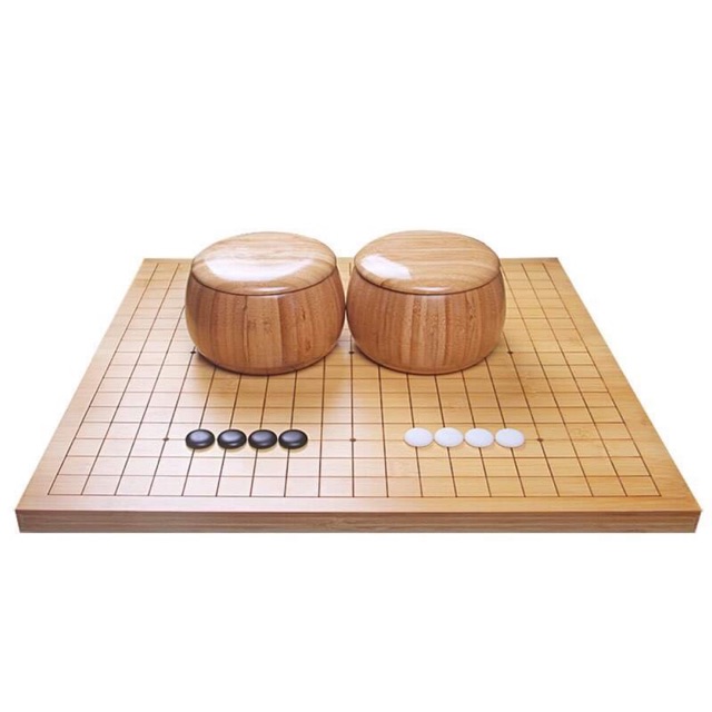 BỘ CỜ VÂY BÀN TRÚC QUÂN ĐÁ MỘT MẶT