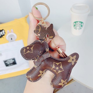 Móc khóa da họa tiết ấn tượng