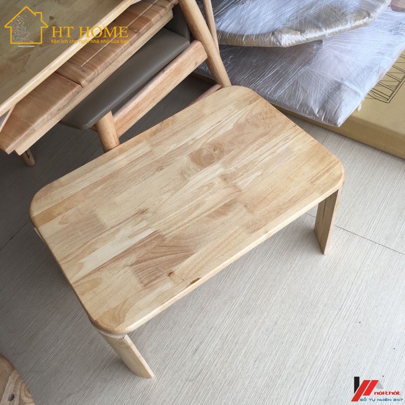 BÀN NGỒI BỆT KIỂU NHẬT CHÂN BÁNH MỲ [Kích thước 50x70x32]