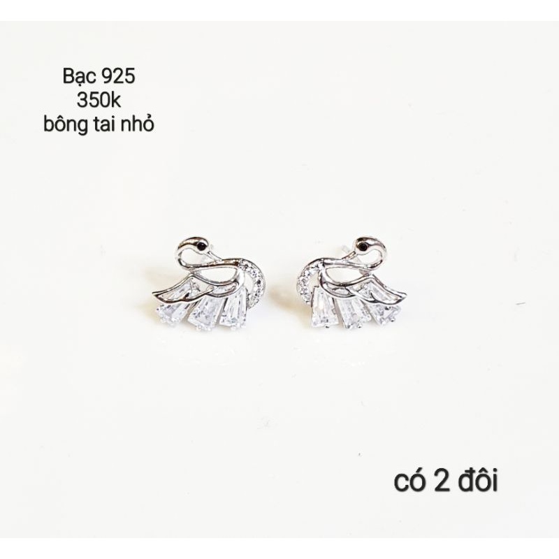 BÔNG TAI BẠC 925 HÀN QUỐC PHẦN 9