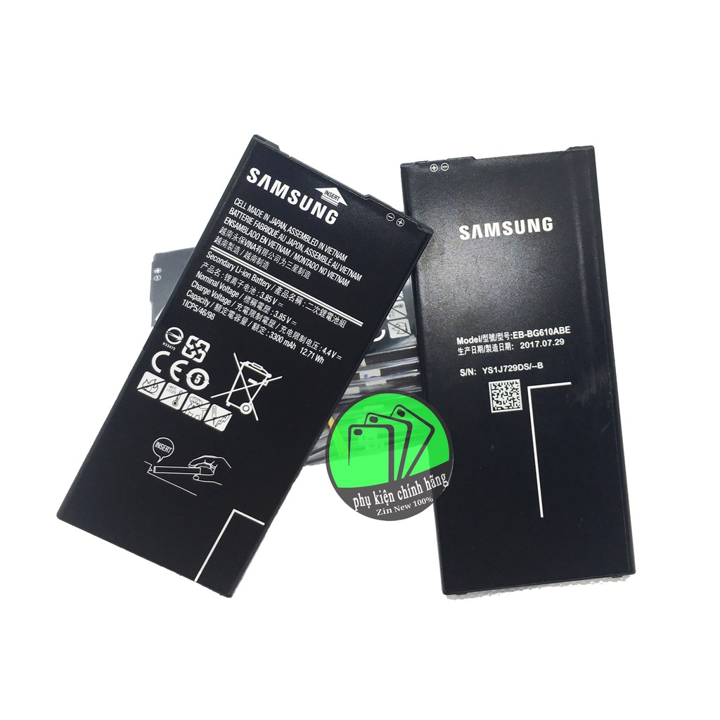 Pin dành cho SAMSUNG J7 Prime (BG-610ABE), On 7 (2016), J6 Plus dung lượng 3300mAh - Cam kết Chuẩn Zin