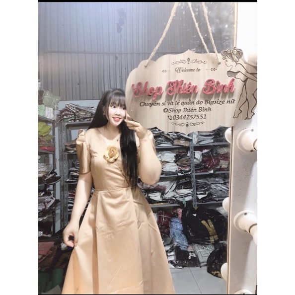 BIGSIZE Thiên Bình 60-95kg) ĐAM XOÈ KÈM T AG HOA BIGSIZE SIÊU SANG