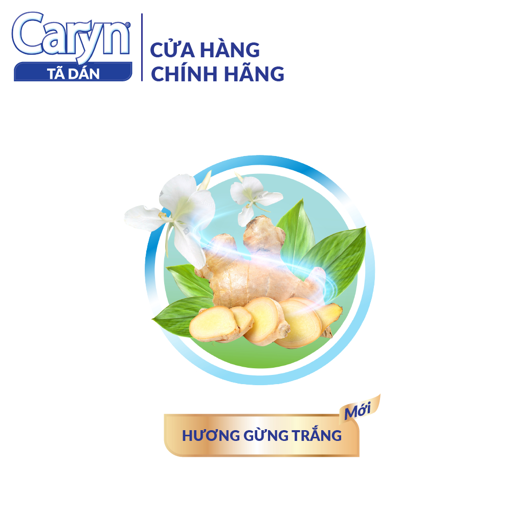 Tã/Bỉm dán người lớn siêu thấm Caryn dành cho người hạn chế khả năng đi lại Size M (10/20/40pcs)