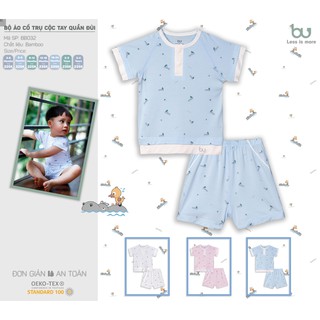 Bộ cộc tay Bu chất sợi tre (BST Xuân hè 2020)