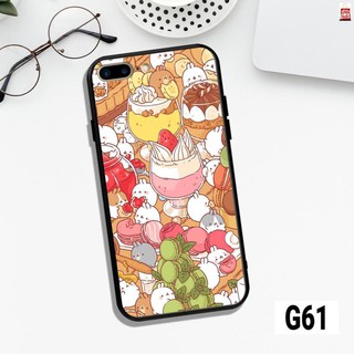 ỐP LƯNG IPHONE 7 PLUS - 8 PLUS IN HÌNH MOLANG SIÊU DỄ THƯƠNG cute