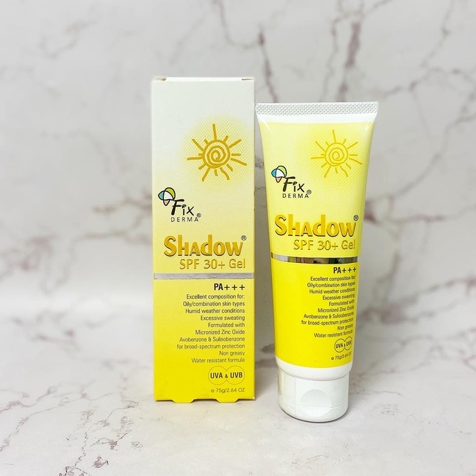 Kem Chống Nắng Fixderma Shadow SPF50+ Cream / SPF30+ Gel 75g