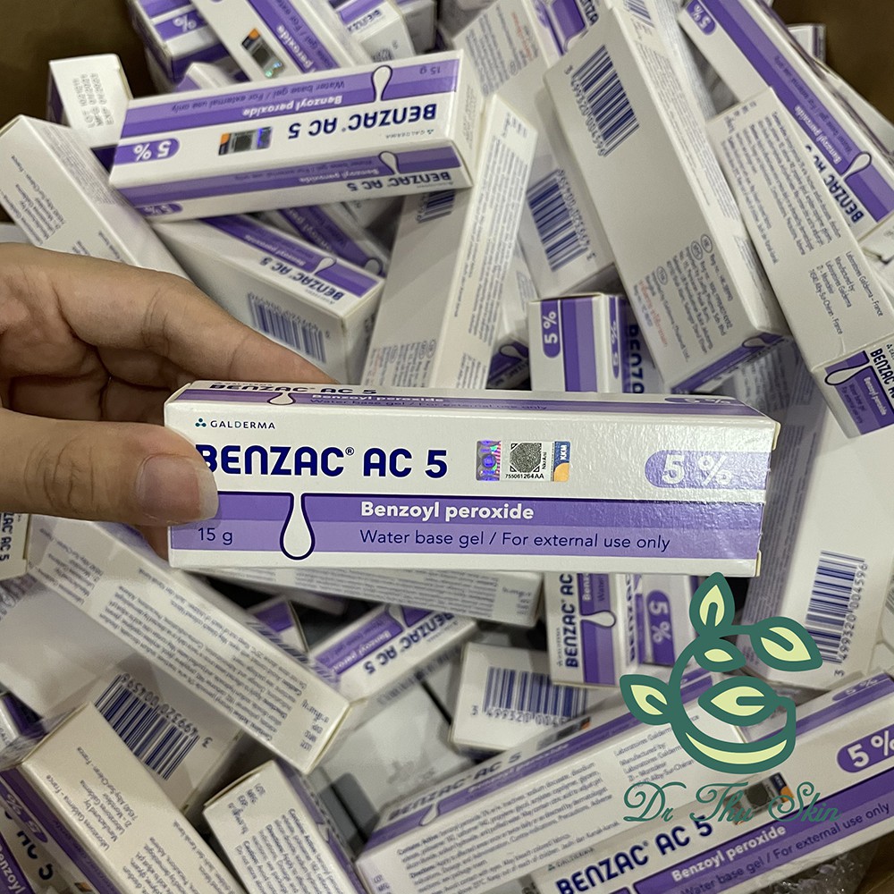 Benzac AC 5% Kem Chấm Mụn Gel 15g Giúp Giảm Mụn Dành Cho Mọi Loại Da