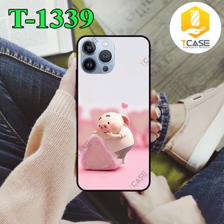 Ốp lưng Iphone 13, 13 Mini, 13 Pro, 13 Pro Max in hình Heo hồng dễ thương | Ốp Basic nhám chống sốc bảo vệ camera