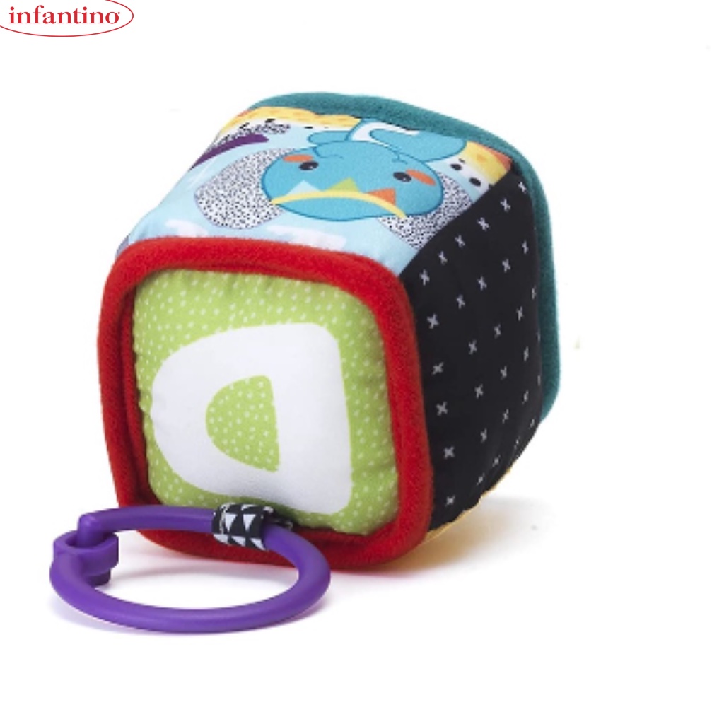 Đồ Chơi Hình Khối Khám Phá Bằng Vải INFANTINO Discover & Play Soft Blocks Dành Cho Bé Giúp Phát Triển Trí Tuệ