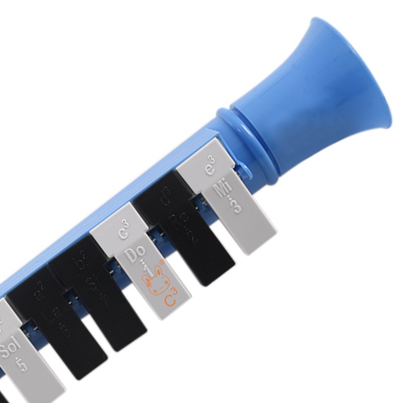 Blue 13 Keys Note Melodica Mouth Organ Portable Wind Piano