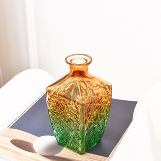 Lọ cắm hoa bình bông thuỷ tinh 2 màu lớn - Xaviero decor