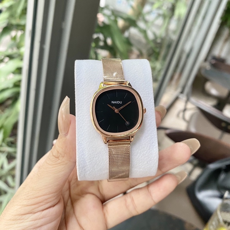 Đồng hồ thời trang nữ SULAROU mặt tròn 26mm tuyệt đẹp phong cách hiện đại