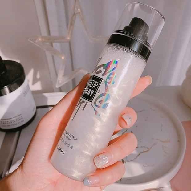 🌈🍓🍭 Xịt Khóa Lớp Trang Điểm, Xịt Nhũ Makeup Gecomo Ánh Nhũ Dưỡng Da, Cấp Ẩm, Làm Trắng - Y346 | BigBuy360 - bigbuy360.vn