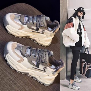 Giày thể thao sneaker nữ đế gồ Gzi
