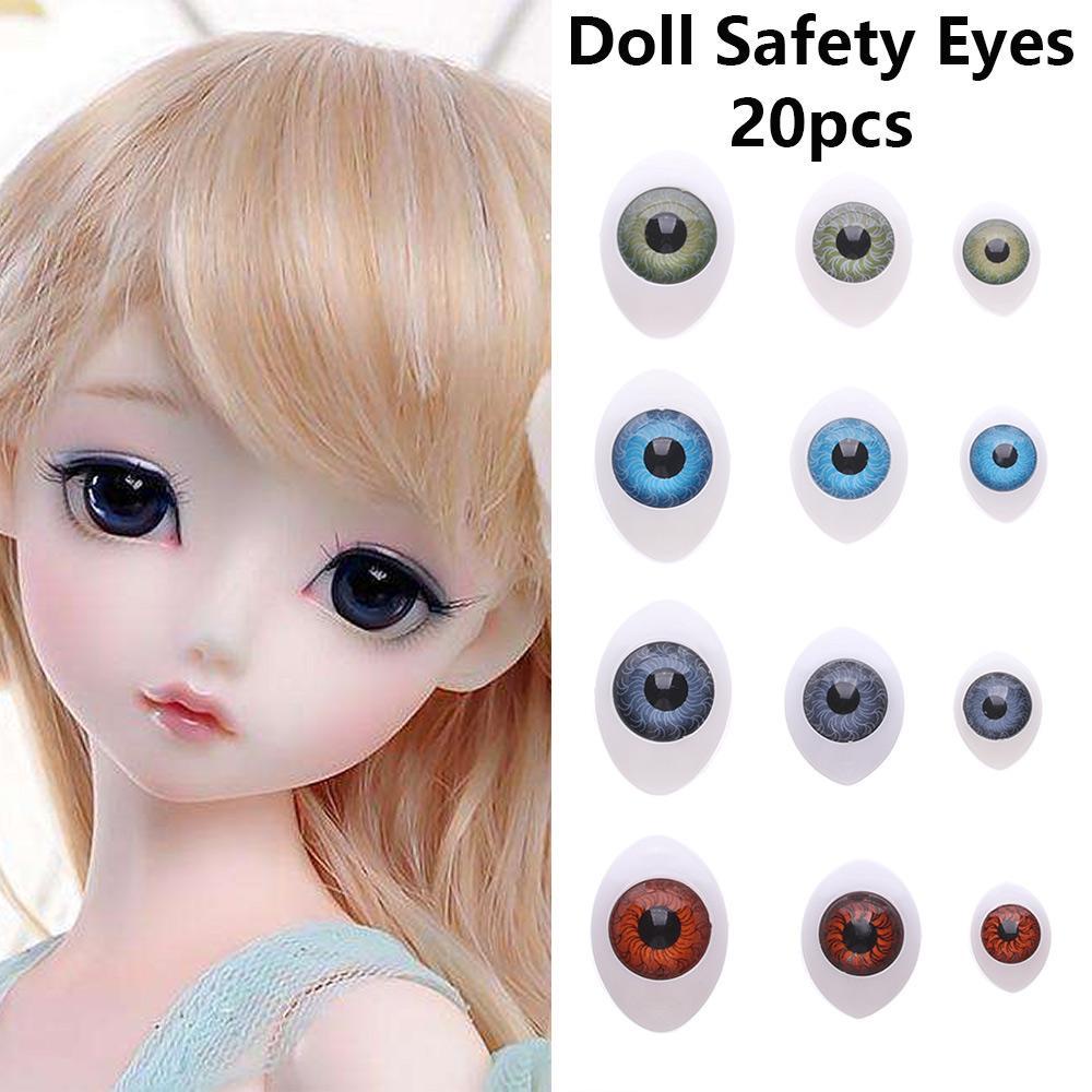 DIACHAVN 20 Mắt Búp Bê An Toàn 4 Kích Cỡ
