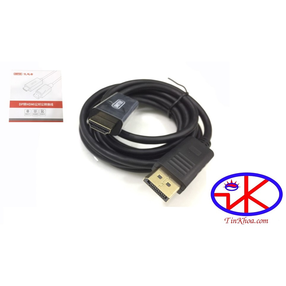 Cáp chuyển Displayport to HDMI dài 1,8m UNITEK V602A