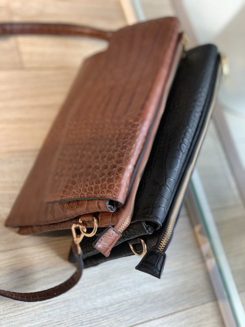 TÚI CLUTCH CẦM TAY,  ĐEO CHÉO PAFOIS hàng xuất ITaly