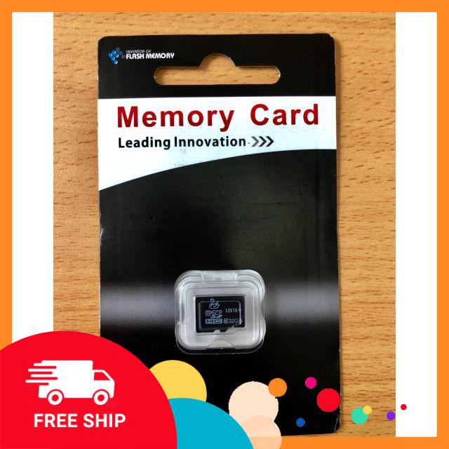 Thẻ nhớ 32GB class 10, Hàng chuyên dụng chạy cam IP ( Vỏ Đen )