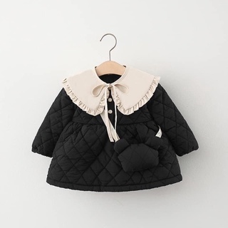 Áo phao xốp baby doll cho bé gái