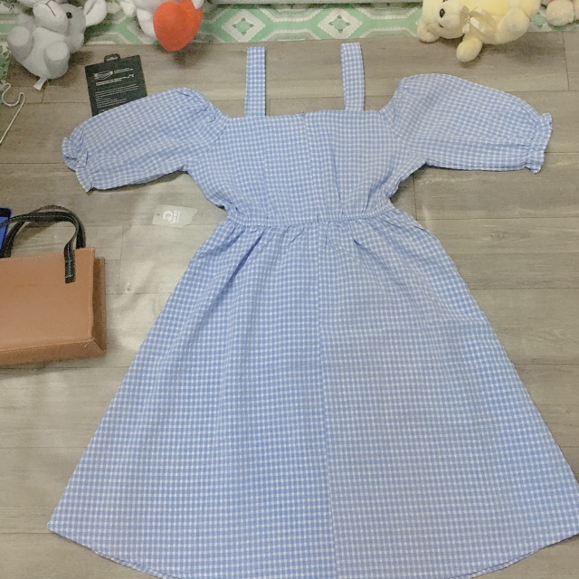 ĐẦM TRỄ VAI CARO XANH - XẢ KHO MỘT CÁI DUY NHẤT