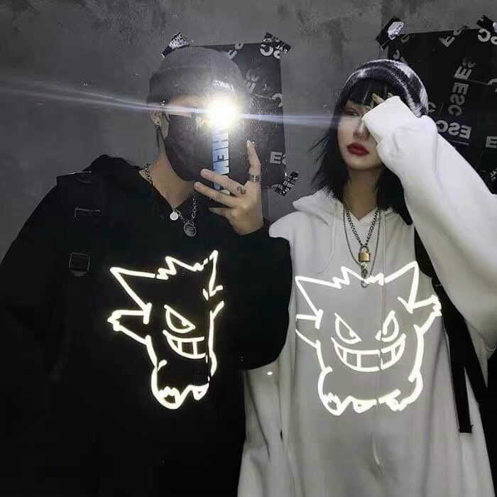 Áo hoodies sweater phản quang có mũ cực đẹp dành cho nam nữ siêu hot KME