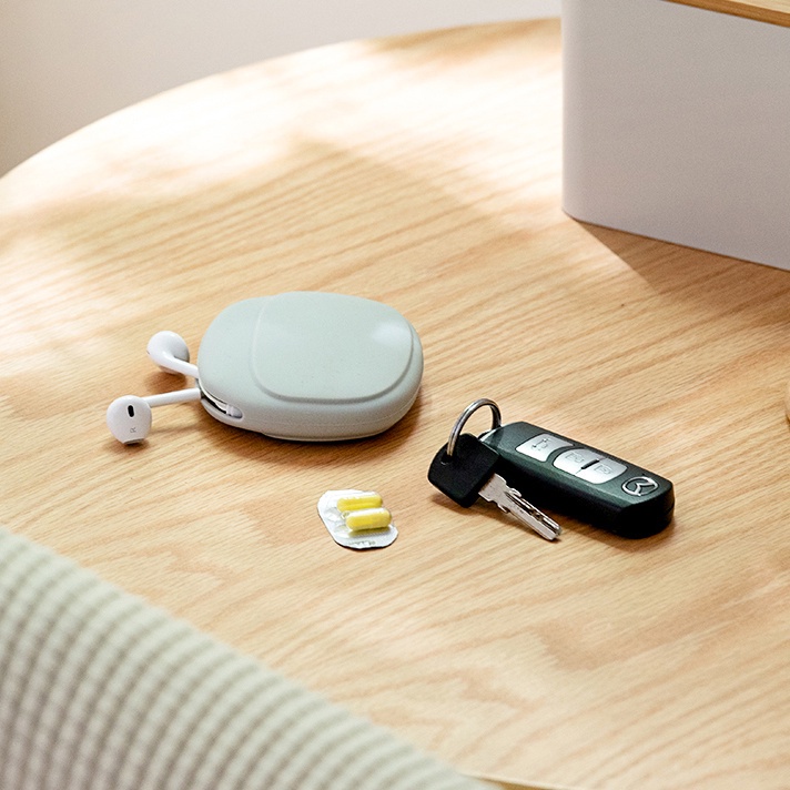 SUPO DEPOT - Hộp Đựng Tai Nghe Bằng Silicon Kèm Ví Nhỏ Gọn Tiện Lợi
