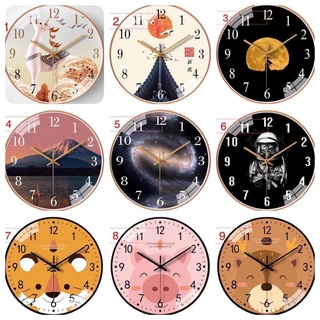 Đồng hồ treo tường Quartz kim trôi cao cấp, 25 cm - Decor nhà cửa độc đá