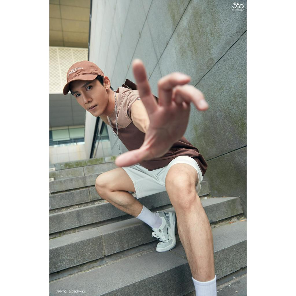 Áo thun nam phối màu trẻ trung thương hiệu 360 Boutique chất liệu cotton cao cấp - APMTK419