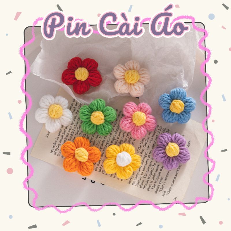 Ghim Cài/Móc Khóa Bông Hoa