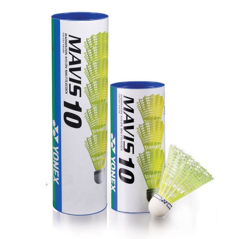 Quả cầu lông bằng nhựa Yonex Mavis 10 (6 quả/1 hộp) hàng chính hãng