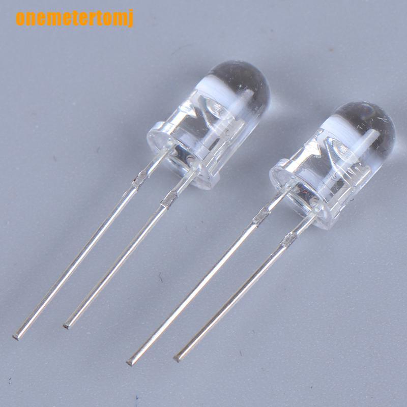Bộ 100 Đèn Led Điốt 5mm Thiết Kế Nhiều Màu Sắc