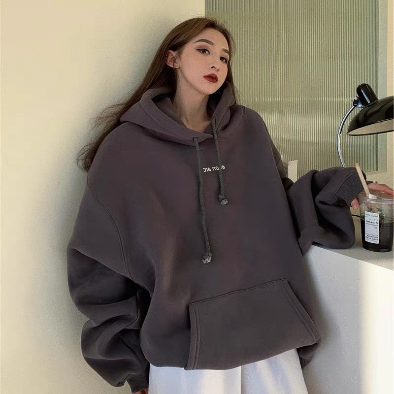 Áo hoodie form rộng nỉ bông Nam Nữ ello UNISEX M627