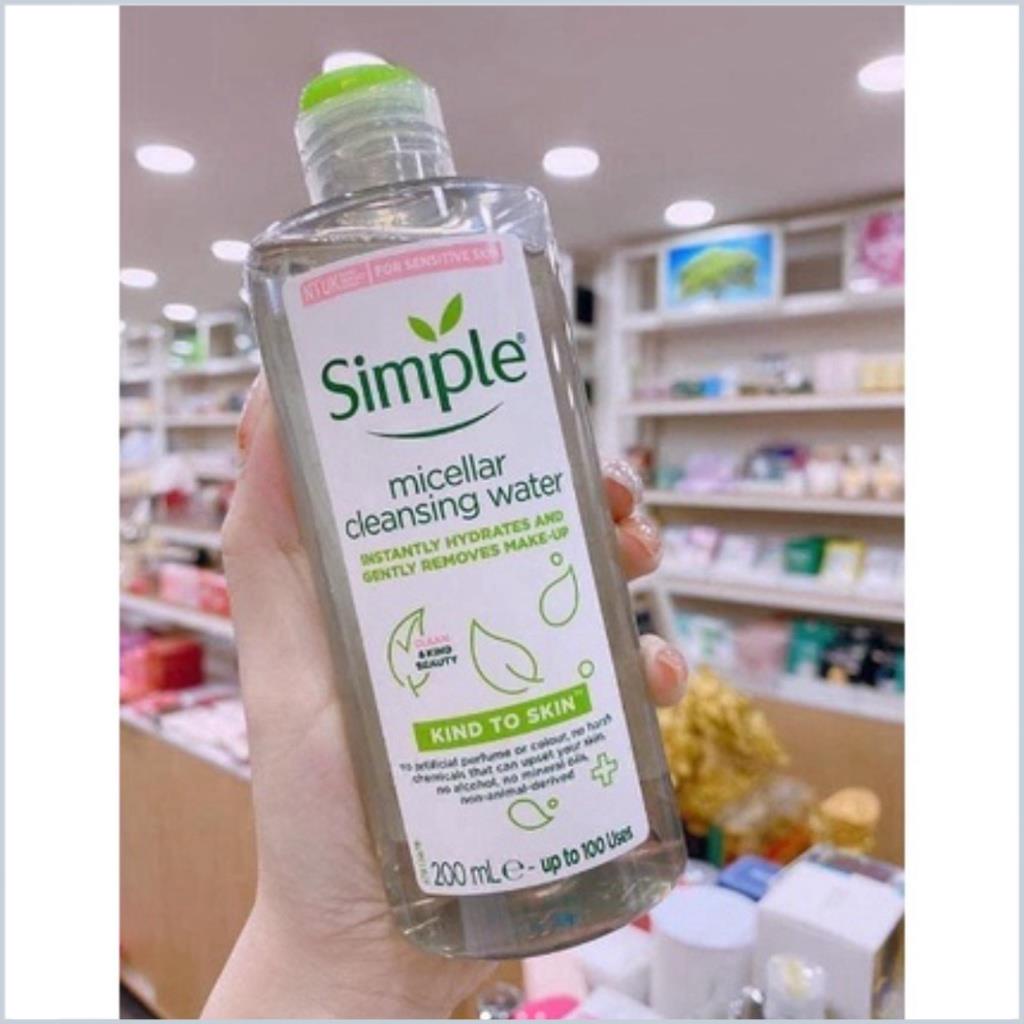 Nước Tẩy Trang Simple Micellar Cleansing Water 200ml -  Mỹ Phẩm