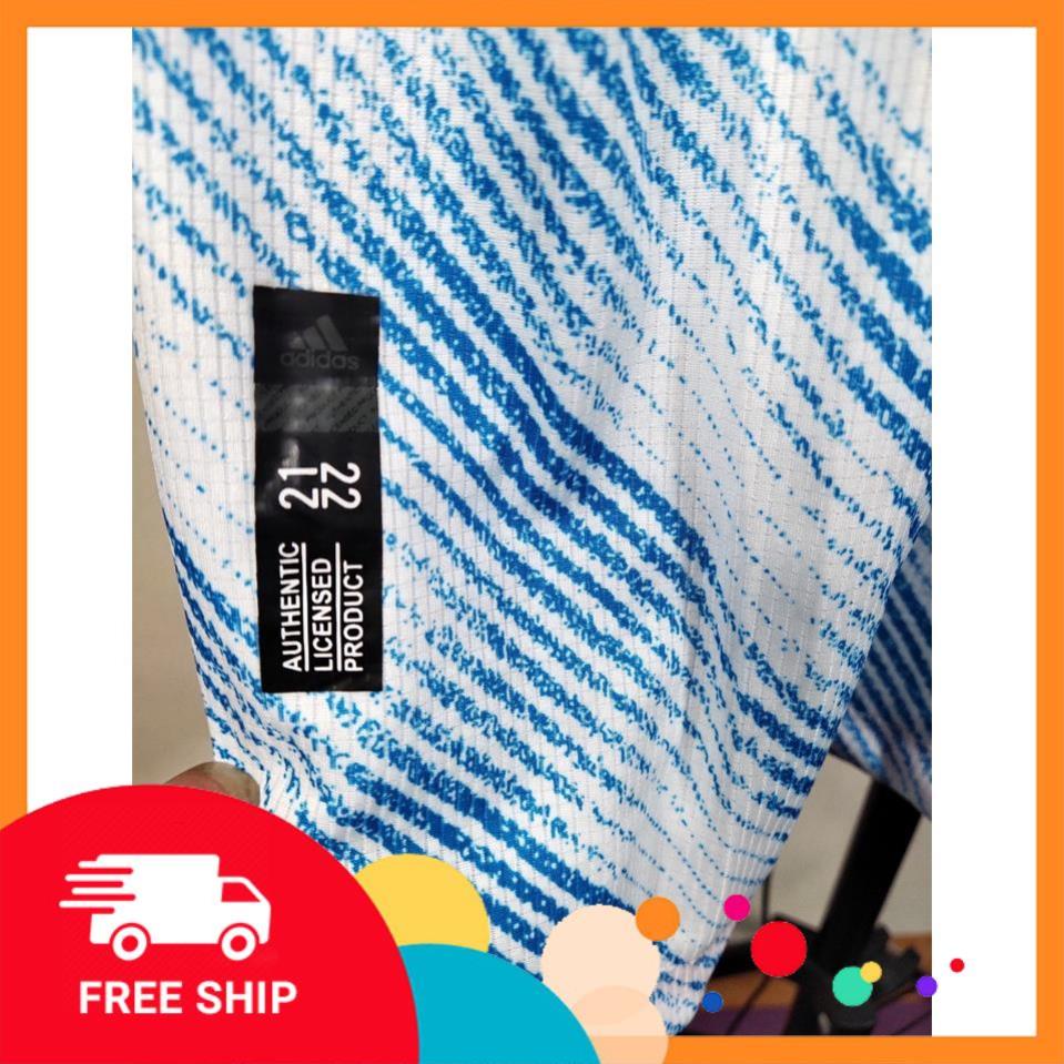 Free Ship - Quần Áo bóng đá CLB Manchester UNT Xanh Nhạt 2021-2022 Made in Thái Lan
