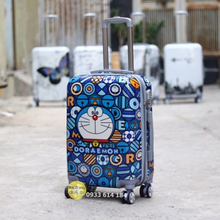 Vali nhựa hoạ tiết 24 inch