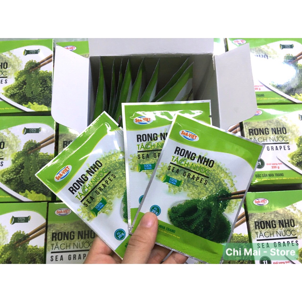 [FLASH SALE] Rong nho tách nước Sea Việt - GÓI 20G