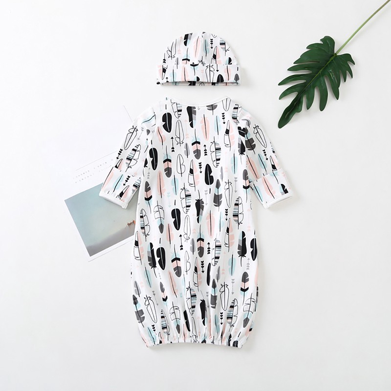 Bộ quần áo ngủ cotton dễ thương cho bé