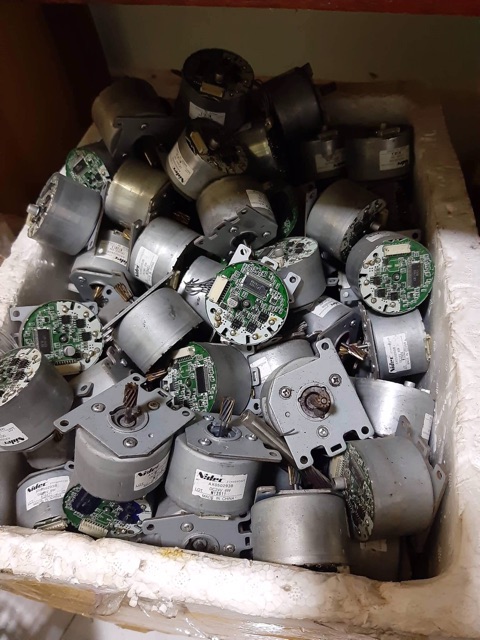 Motor BLDC sử dụng nguồn 12-24v, Cốt 3mm -6mm