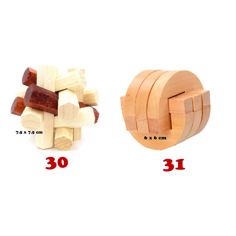 Giải đố gỗ Wood puzzle IQ