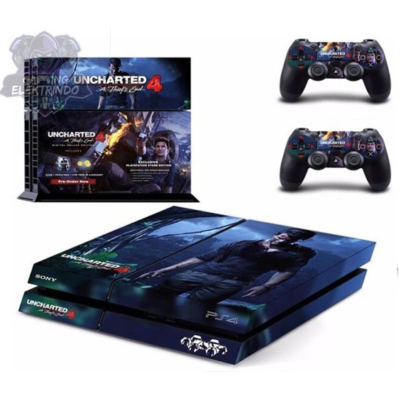 Skin Ps4 Fat And Slim Decal Vinyl Uncharted 4