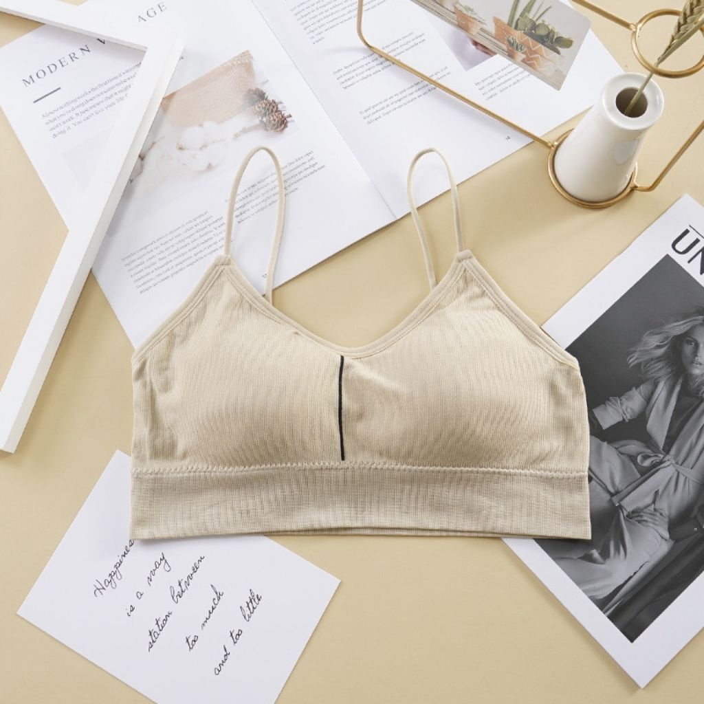 Áo bra nữ 2 dây tập gym đẹp dây mảnh quyến rủ B7704