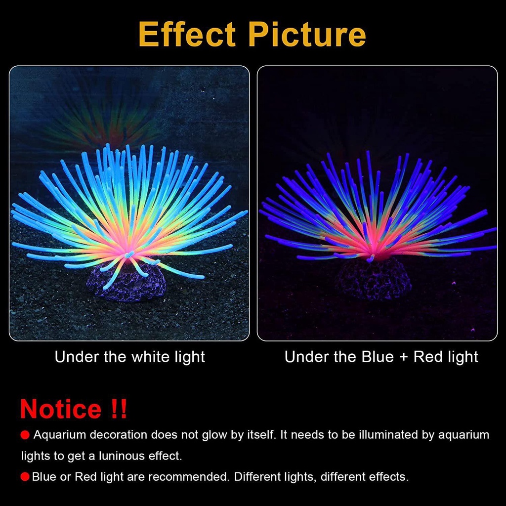 Cây Giả Phát Sáng Trang Trí Bể Cá