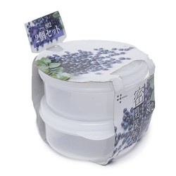 Set 2 Hộp đựng cơm văn phòng , hộp nhựa đựng thực phẩm thức ăn tủ lạnh, dùng lò vi sóng INOMATA 180ml Nhật Bản