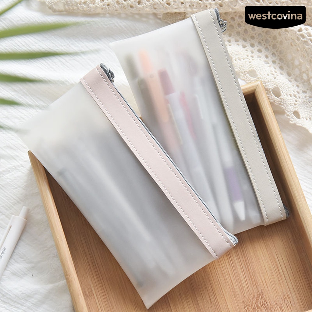 [Hot]✍Túi Đựng Bút Bằng TPU Trong Suốt Đa Năng Tiện Dụng