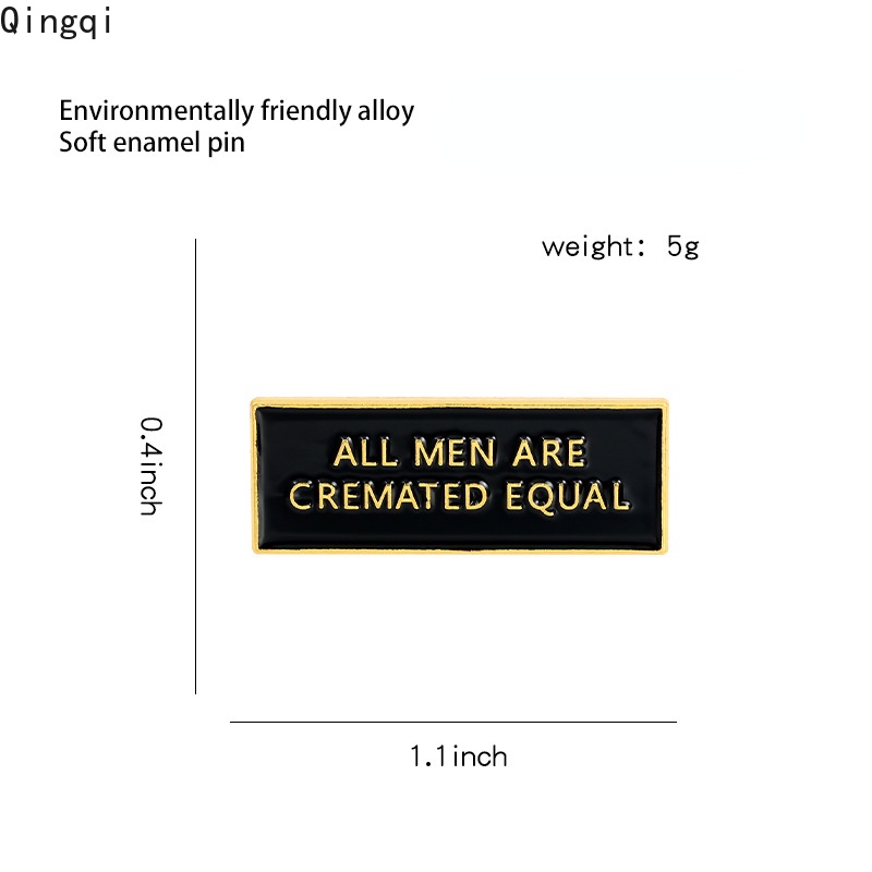 Ghim cài áo MISS ZOE hình câu trích dẫn sáng tạo