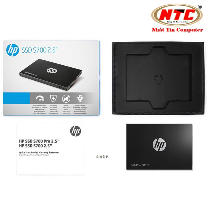 Ổ Cứng SSD gắn trong HP S700 250GB SATA III 2.5in - Box Anh (đen) | BigBuy360 - bigbuy360.vn